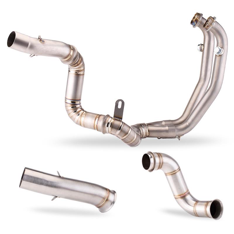 DUKE790 Titanium Exhaust Front Section: Non-Destructive AR Tail Upgrade.