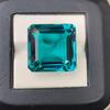Square Cut Glass Stone: Faceted Loose Gemstone, 43 Carat, 21 MM Size Stone.