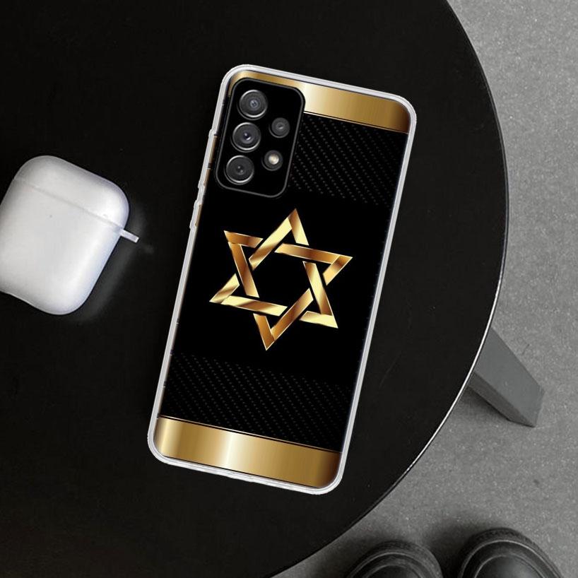 

David Jewish Star Symbol Phone Case Cover for Samsung Galaxy A12 A22 A32 A52 A72 A02S A51 A50S A31 A20S A10S Note 20 Ultra 10 Pl Samsung A22 4G