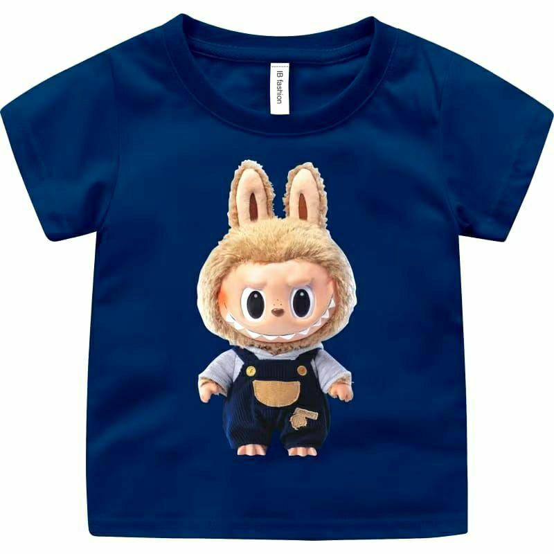 LABUBU Girls' T-shirts 3-16 Years Boys' T-shirts Unisex Children's Tops