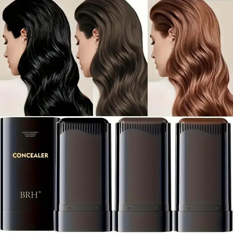 Disposable Hair Color Stick with Comb, Instant Gray Hair Coverage, Washable Quick Dye for Hairline, Men & Women Hair Dye Pen