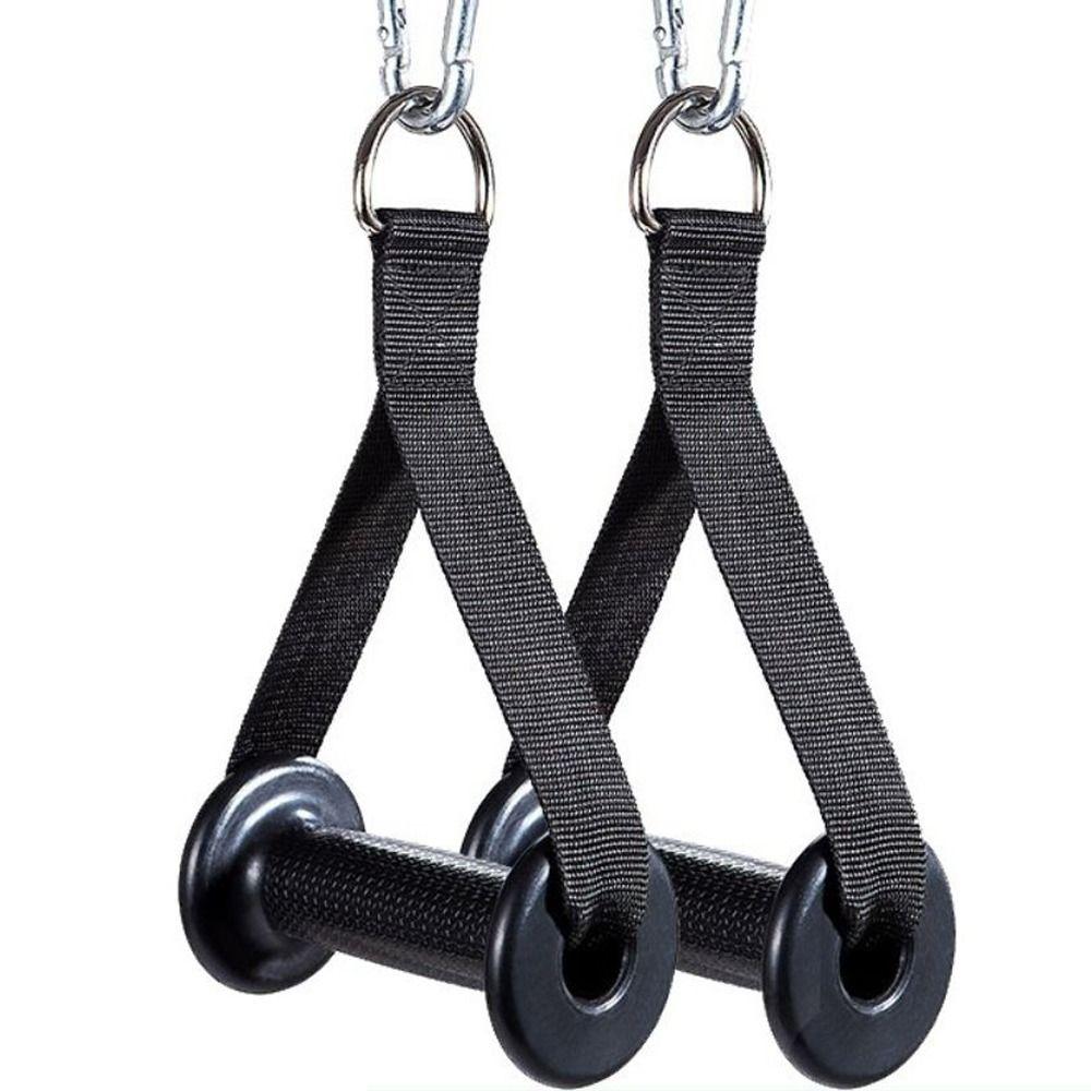 1 Pair of Multifunction Nylon Webbing Grip Puller Handle  Weightlifting