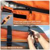 1000D PVC Wasserdichte Autodachgepäcktasche Dachgepäckträgertasche Gepäckträger für Autos mit oder ohne Dachgepäckträger Anti-Rutsch-Matte 6 Türen
