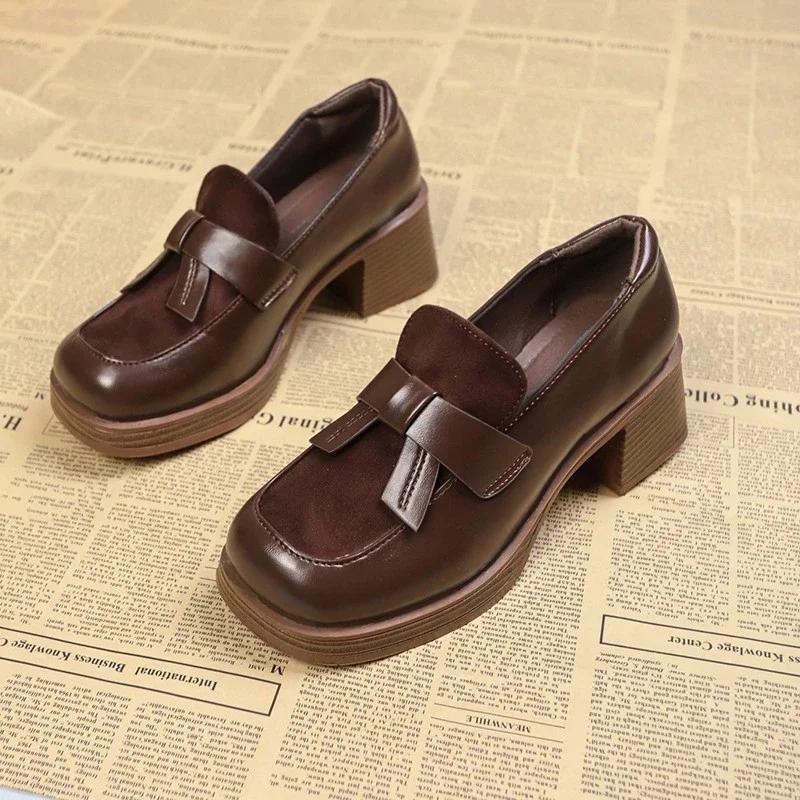 Women Spring Autumn Heels Platform Durable Comfortable Wear For Daily Use Durable Material With Good Quality