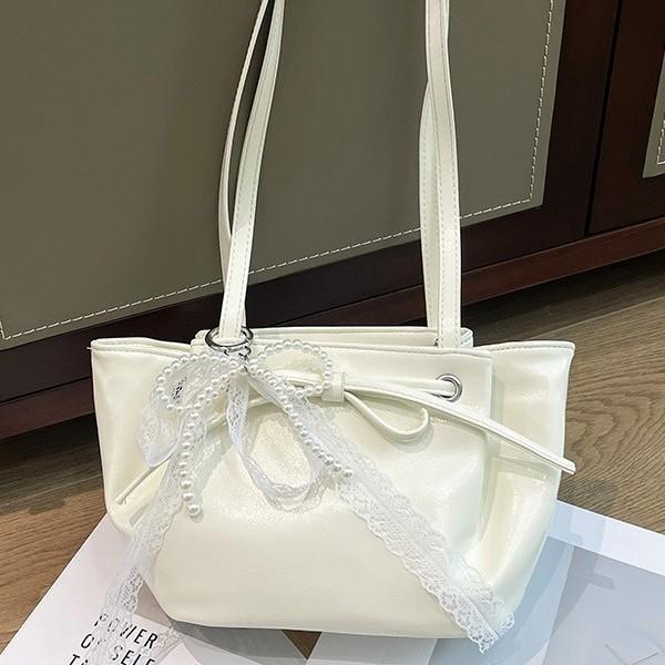 Handbag Women's Fashion Folded Bucket Bag 2025 New Simple Shoulder Women's Bag