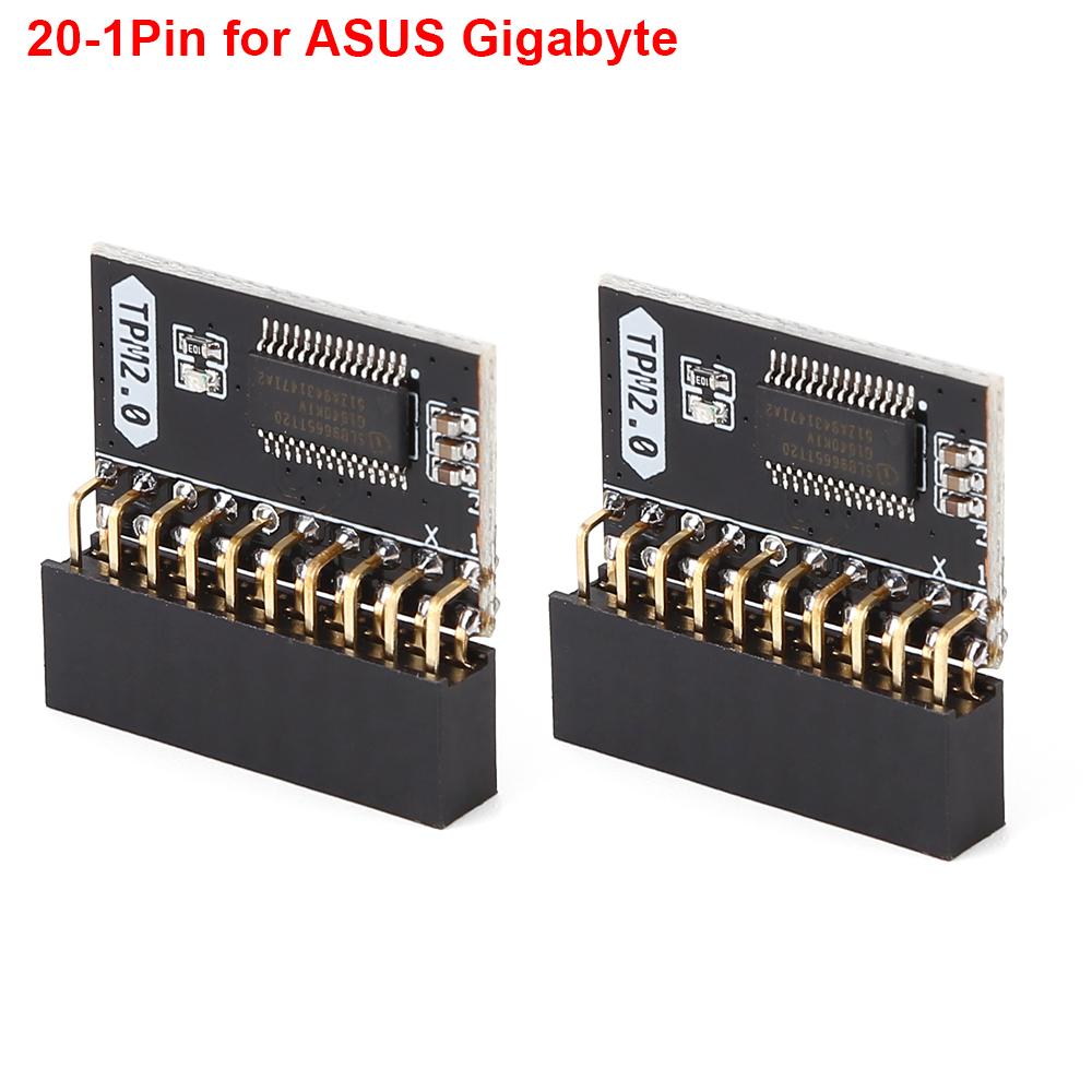 10-1PCS TPM 2.0 Encryption Security Module Board 4GB For ASUS ASRock MSI ASRock GIGABYTE LPC 14/18/20 Pin Motherboards Card
