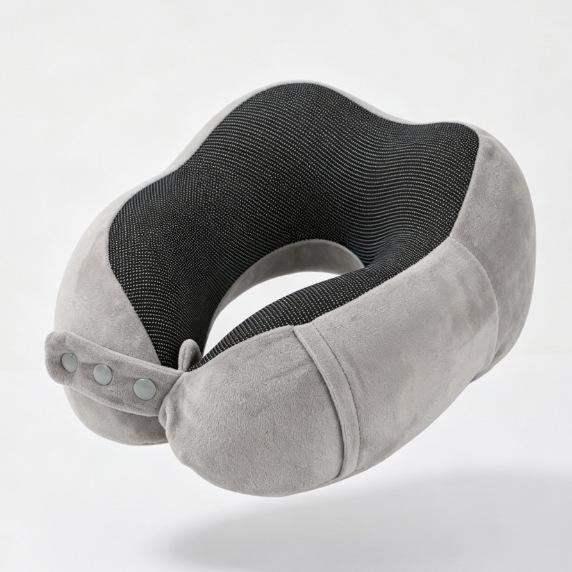 Slow Rebound Memory Foam U-Shape Neck Pillow for Travel