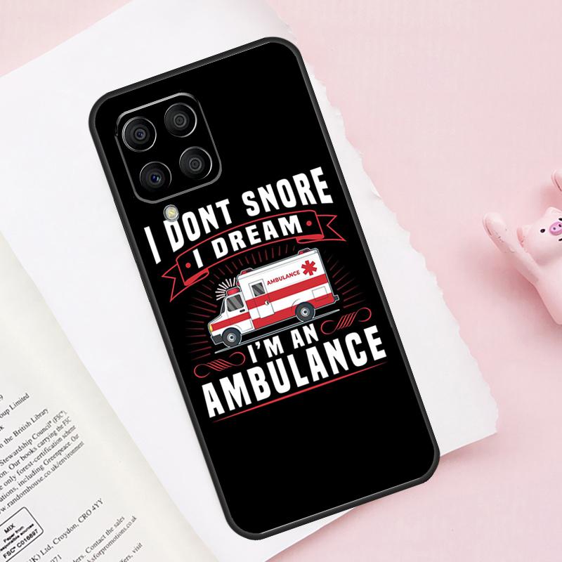 Ambulance Car Case For Samsung Galaxy M13 M53 M16 M36 M56 M06 M52 M32 M12 M54 M34 M14 M35 M55 M15 M11 M31