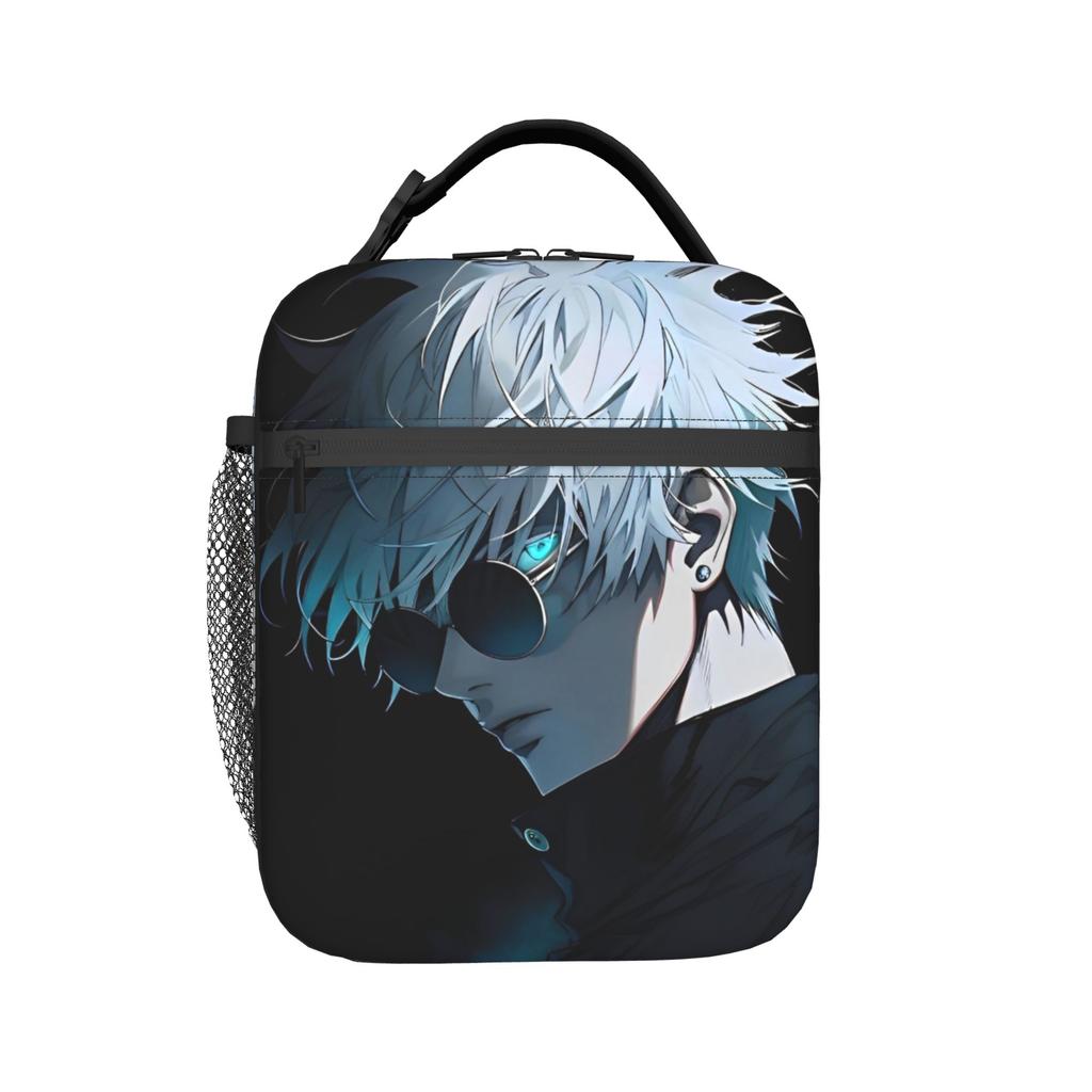 Insulated Lunch Bag Leakproof Jujutsus Kaisens Anime Reusable Cooler Bag Tote Lunch Box Beach Picnic Men Women