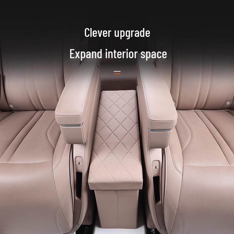 Foldable Storage Box for XPeng X9 Second-Row Armrest Seats