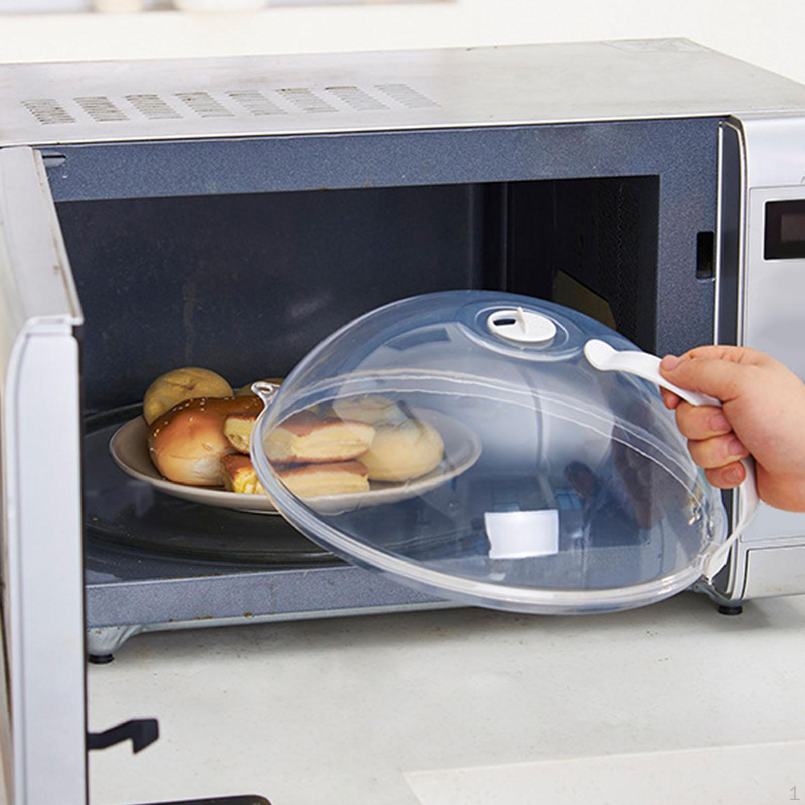 

Крышка для микроволновой печи, классическая термостойкая многоразовая тарелка для пищевых продуктов, с пароотводом S