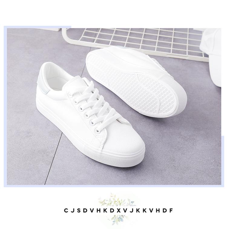 Damen Casual Weiße Ballerinas: Atmungsaktiv, Modisch, Frühling/Herbst 2021 Trend für Studenten & Online-Prominente