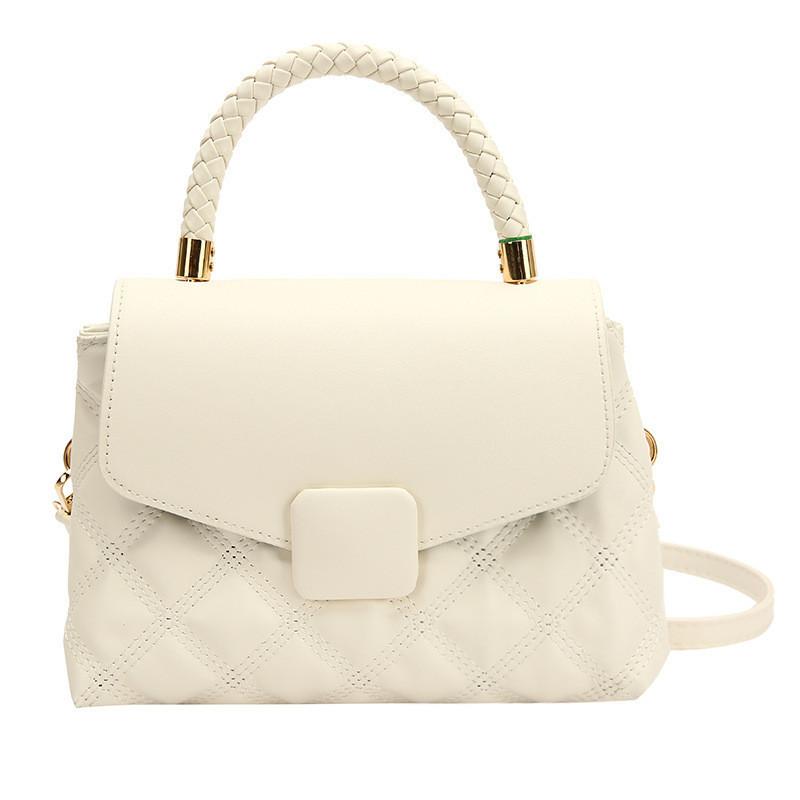 

Chic Small Square Crossbody Bag For Women In Elegant Black And Brown Colors білий