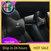 Car Stickers For Alfa Romeo 1pc/2pcs Car Headrest Fur Neck Pillow Seat Head Cushion Pillow For Alfa Romeo Giulia Stelvio Giuliet