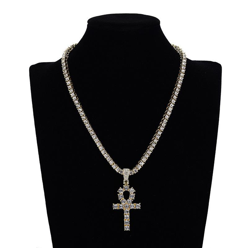Men's 4mm Cuban Chain Necklace - European American Hip Hop Style Tennis Pendant Jewelry