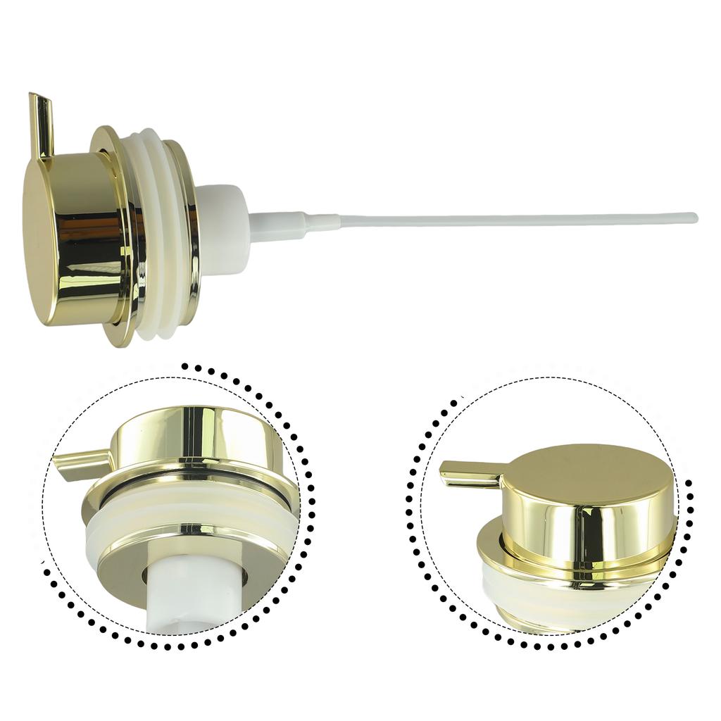 Brand New High Quality Practical Bathroom Accesories Push Pump Head Hotel Hand Body Wash 10.7x8cm 1pcs ABS Chrome