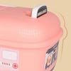 Multicolor Storage Boxes Multi-functional Multi-size Pulley Carrying Box Plastic Cartoon Car Organizier Box Home Organizier
