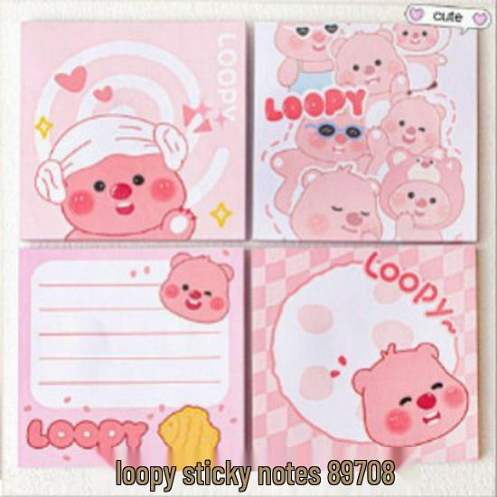 Sticky Notes for Students, Cute Girls, & Office Use - Reusable N-Times Notepads