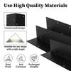 2026 Latest Models 1Pc Noise Free Metal Right Angle Bracket Rustproof Garden Bed Corner Connector with Screws for Furniture