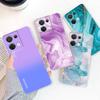 Für OPPO Reno 8 Pro 5G Hülle 8 Pro + Farbverlauf Transparente Hülle Für OPPO Reno 8 Pro + Plus Reno8 Cover Silikon Rückseite Stoßfänger