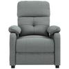 Vidaxl Foldable Armchair, Dark Grey, Fabric Upholstered