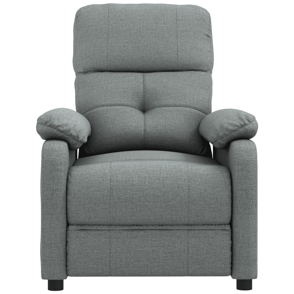 Vidaxl Foldable Armchair, Dark Grey, Fabric Upholstered