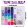 DIY Beaded Jewelry Set with 28 Grids for Bracelets & Necklaces