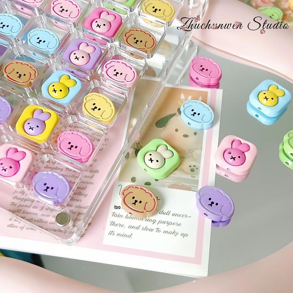 INS Dopamine Rabbit Puppy Alloy Beads for DIY Jewelry & Accessories