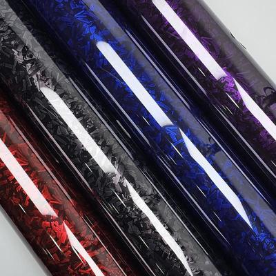Vinil Adesivo Fibra de Carbono que Muda de Cor - Película Refletiva Dinâmica para Detalhes do Interior do Carro e Personalização Completa da Carroceria