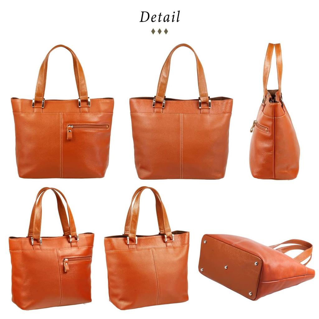 Cowhide Handbag Tote Bag Made In Japan 3834 Olive [Toyooka Kobo] Women's