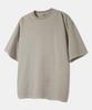 TOPBOY Heavy Duty Pigment Oversized Short Sleeve T-Shirt Light Brown
