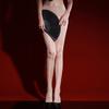 Xiyue 360 Seamless Aurora Stockings Radio Wave Stripes 3D Ultra-Thin Sexy Oily Silky Pantyhose Black Silk Temptation