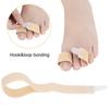 6pcs Elastic Toe Wrap Splint Soft Finger Hammer Toe Straightener Separator Bandage