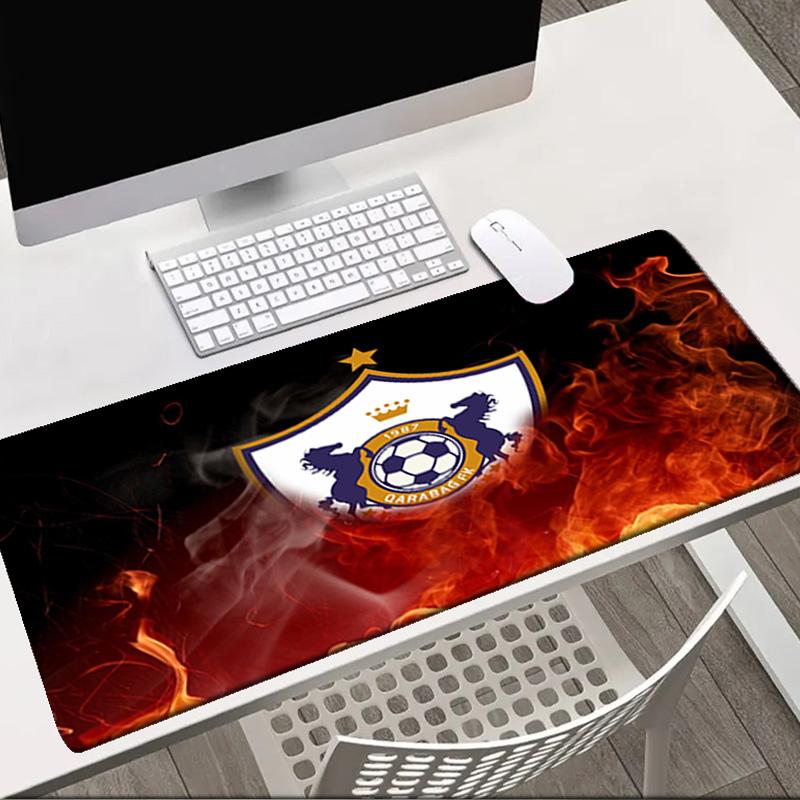 Dynamic Qarabag Crest Design Mouse Pad Office Desk Mat, Gaming Mouse Pad Mousepad, Keyboard pad,Heavy-Duty Non-Slip Rubber Backing, Gift