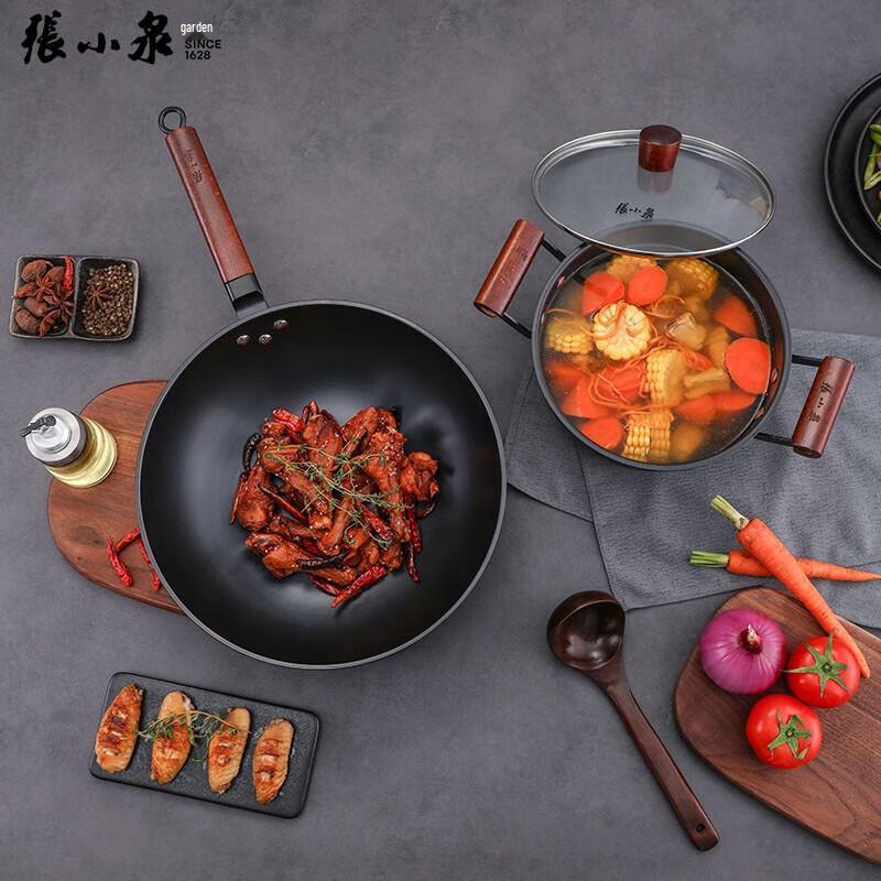 Zhang Xiaoquan Kochgeschirrset aus Feineisen im antiken Stil