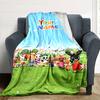 Name Custom Bing Print Flannel Blanket High Quality Warm Comfortable Cover for All Seasons Perfect for Gifts Home Decor