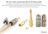 Nakamichi Ultimate Series 24K Gold-Plated Beryllium Red Copper to Banana Plug Speaker Connectors (4mm Contacts, 12-18 AWG, Ideal for Flexible Connecti