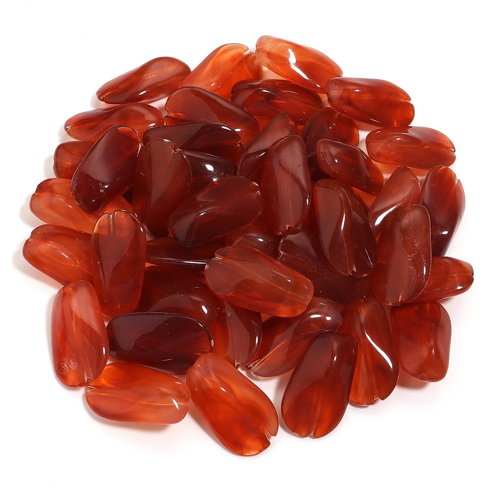 30pcs/lot Dual Color Irregular Beads Cloud Colored Acrylic Beads Loose Spacer Bead For DIY Charms Bracelet Earrings Accessories