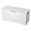 Kids Storage Bench, Wooden Toy Box Chest, Large Storage Cabinet with Safety Hinge, Toddlers Storage Bench for Playroom, Living Room or Entryway, Easy