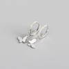 925 Sterling Silver Butterfly Hoop Earrings For Women Cubic Zircon Gold Silver Ear Jewelry Gifts Wholesale S -E1375