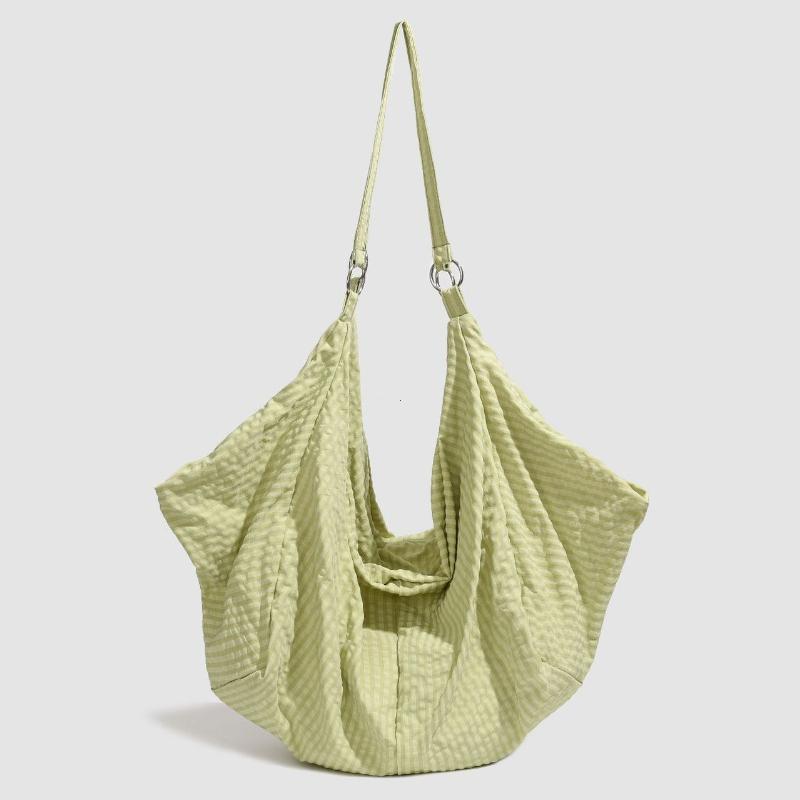 Nylon Canvas Tote Bag Large Dumpling Capacity Casual Commuter Crossbody Bag able Leisure Versatile Single Shoulder Bag