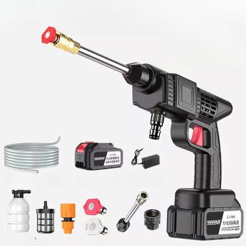 

Пистолет высокого давления Моечная машина Беспроводная мойка высокого давления Мойка-распылитель Водяной пистолет Автомойка Машина для очистки воды под давлением для батареи Makita 18 В EU