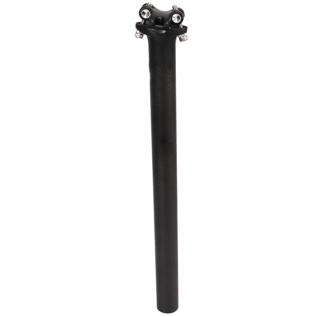 Carbon Bike Seatpost 30.8 X 400mm Ultralight Replacement Bike Seat Tube for Mountain Bikes Road Bikes