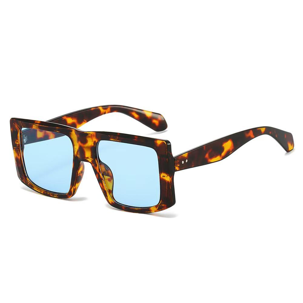 Stylish Retro Square Frame Sunglasses for Outdoor Sun Protection - Unisex Versatile Design for Driving and Fashion