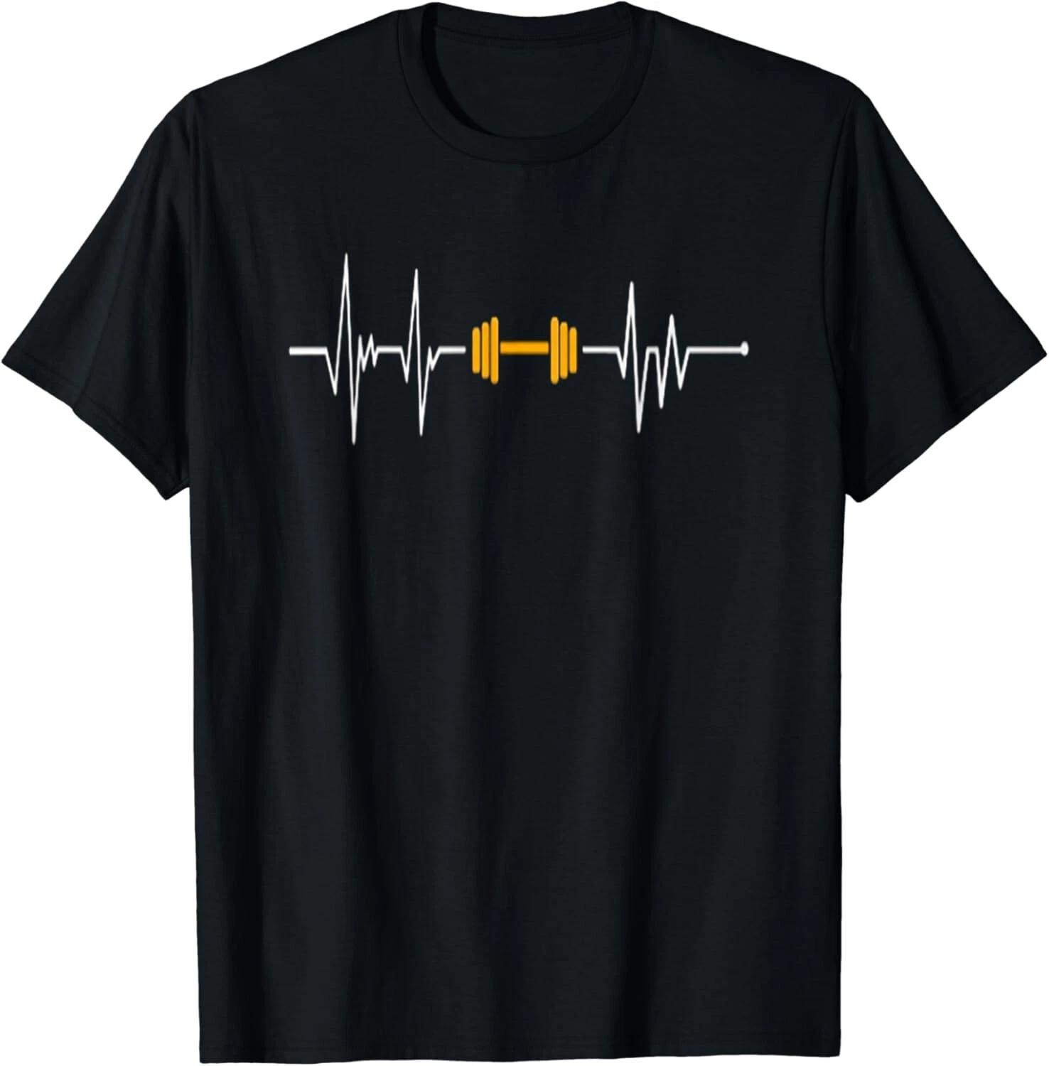 

Barbell Weightlifting HeartbeaT-Shirt - Bodybuilding Gift Unisex T-Shirt 2XL