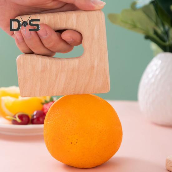 Children's Wooden Knife Kid Safe Vegetable Cutter Educational Cooking Toy Pretend Play Cutter for Toddlers Cutting And Cooking Vegetables Fruits