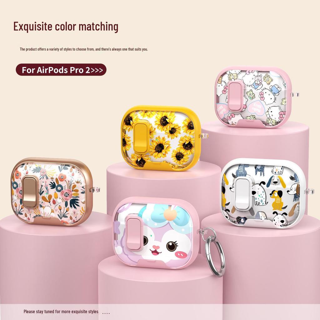 Étui de protection à motif dessin animé pour AirPods Pro 3 et 4e génération