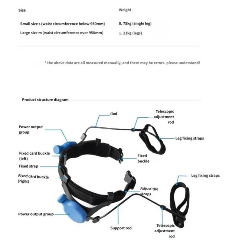 Stroke Hemiplegic Exoskeleton Lower Limb Leg Lift Walker Walking Assistance Elderly Rehabilitation Training Equipment