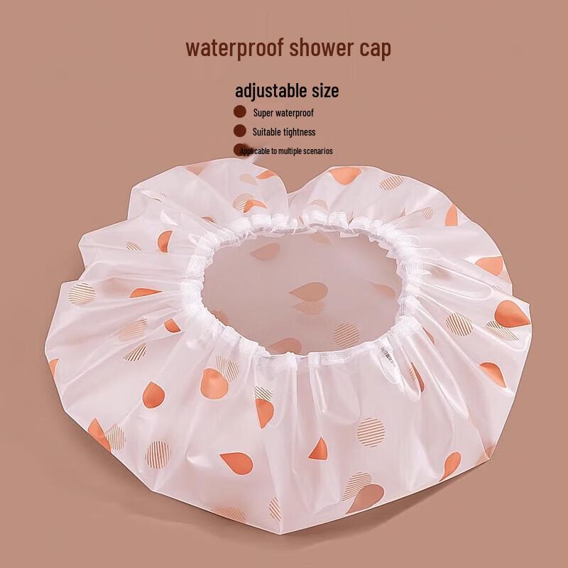 MARYYA Elastic Waterproof Shower Cap