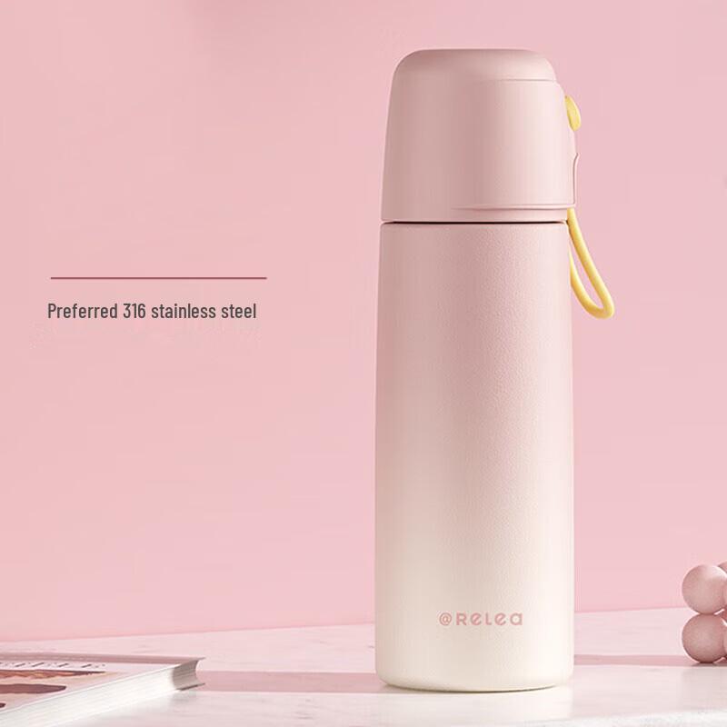 RELEA 550ML 316 Stainless Steel Portable Insulated Bottle 550ml